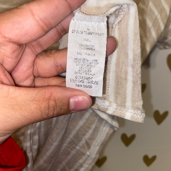 Alya twist front stripe tee - Picture 5 of 6